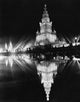 Panama-Pacific Exposition Photograph - Tower of Jewels Reflection