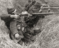 French Soldiers in the Trenches - WWI Fine Art Print by Hilary Jane Morgan