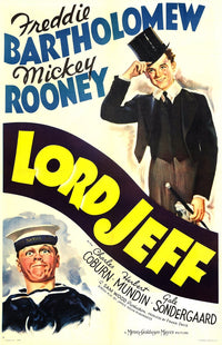 Lord Jeff Movie Poster Art Print Featuring Mickey Rooney & Freddie Bartholomew