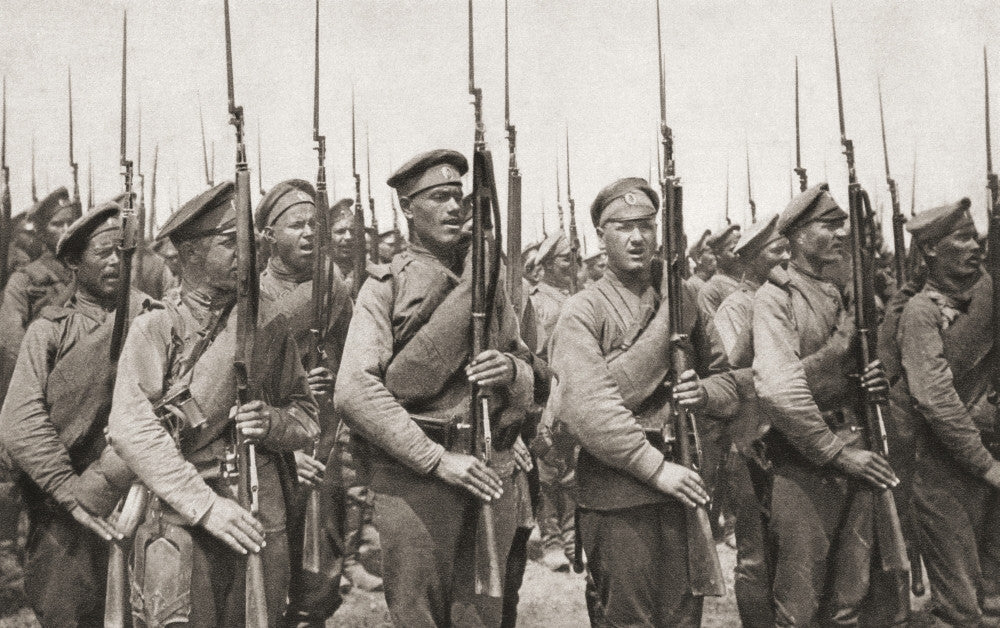 Russian Infantry on Parade Fine Art Print by Ken Welsh | Design Pics