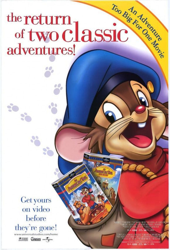 An American Tail: Fievel Goes West Movie Poster Print (27x40)