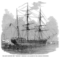 HMS Resolute Arctic Discovery Ship Fine Art Print - 1856 Engraving