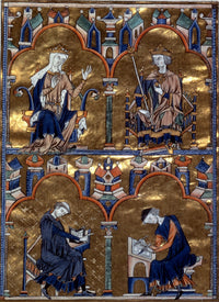 Louis IX Manuscript Illumination Fine Art Print by Granger Collection