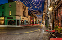 Vibrant Streets at Dusk in Galway, Ireland Fine Art Print by Chuck Haney