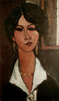 The Algerian Almaisa Fine Art Print by Amedeo Modigliani