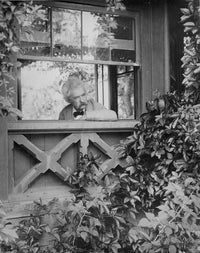 Mark Twain Photograph Print - Samuel L. Clemens at Quarry Farm, 1903