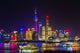 Bund Skyscrapers Fine Art Print by William Perry