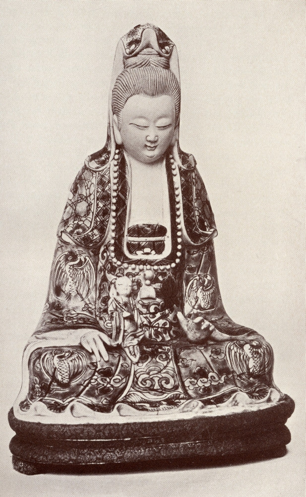 Kwan Yin - Chinese Goddess of Mercy Fine Art Print (C1915)
