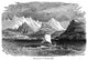 Vikings: Discovery of Greenland by Eric the Red - Wood Engraving Poster Print