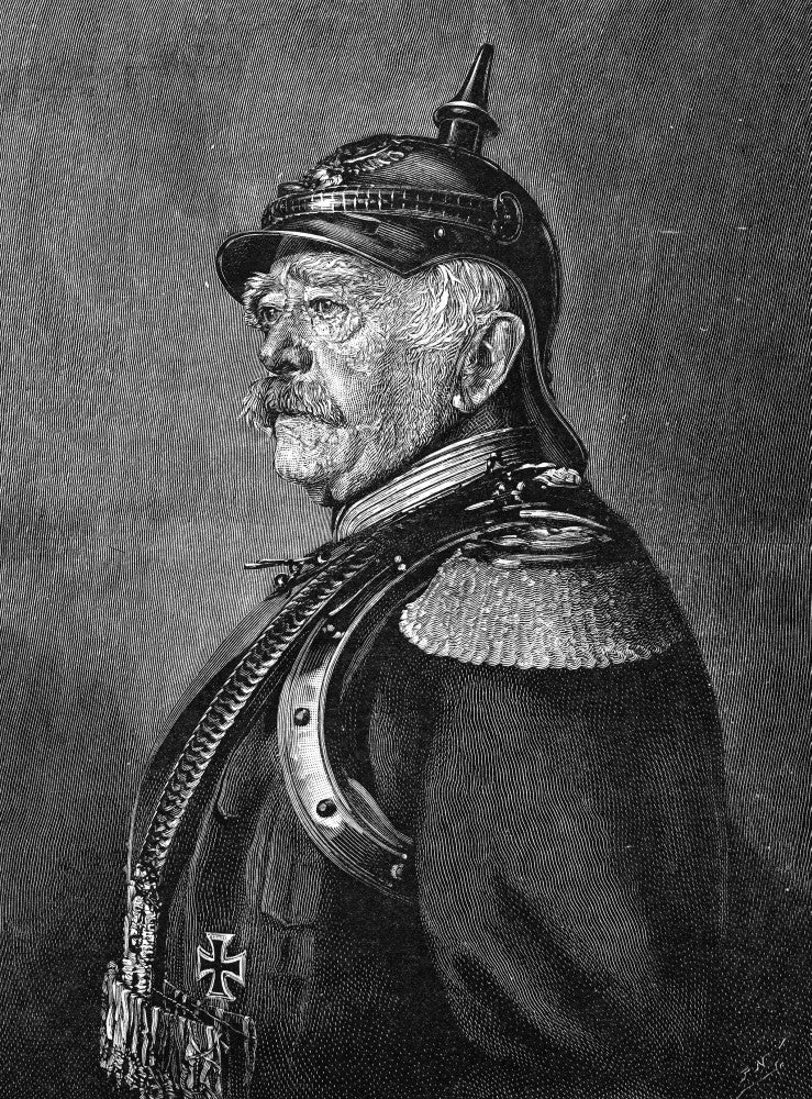 Prince Otto Von Bismarck 80th Birthday Wood Engraving Print