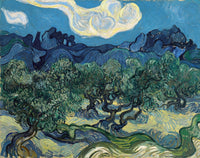 Van Gogh Olive Trees Fine Art Print - 1889 | Posterazzi