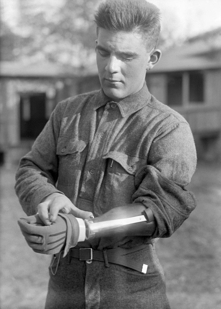 World War I Veteran Photograph Print - C1917 | Granger Collection