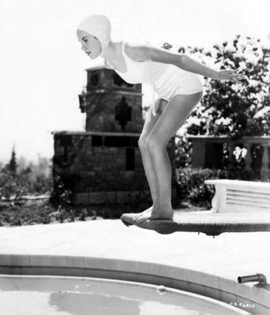 Deanna Durbin Diving Board Photo Print - Multiple Sizes Available