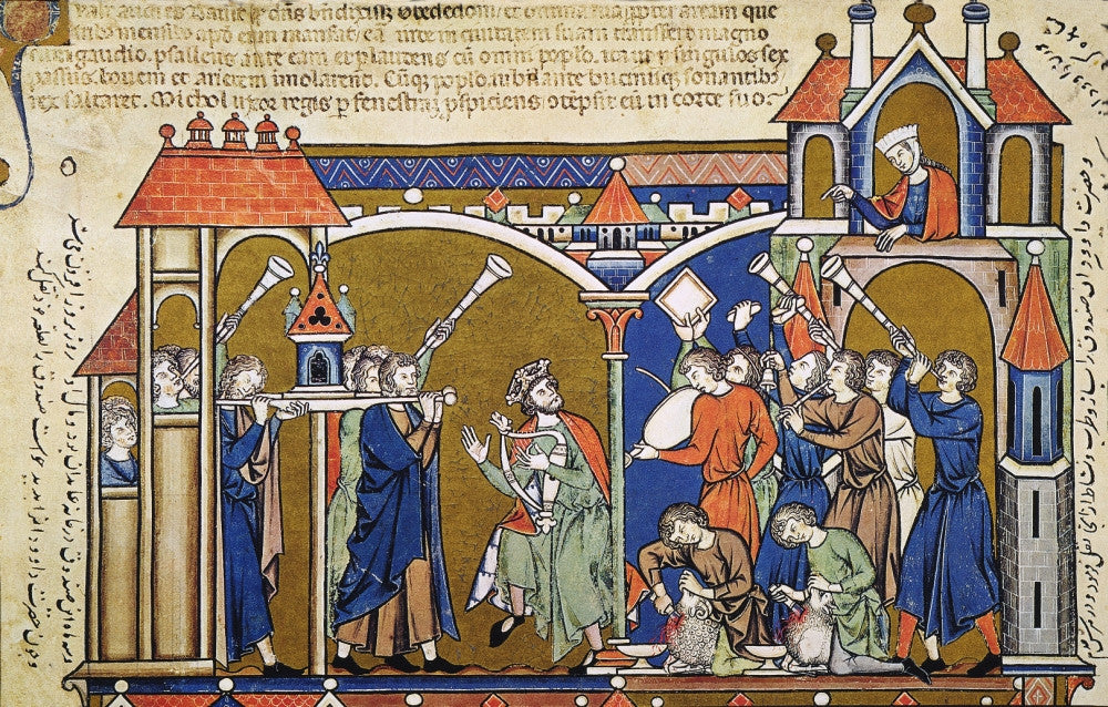 David Dances Before the Ark of the Covenant Fine Art Print
