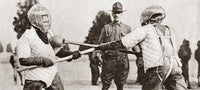 WWI Bayonet Training Fine Art Print - American Troops 1917