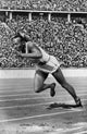 Jesse Owens Olympic 200 Meter Race Photograph - Fine Art Print