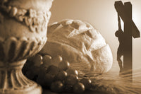 Communion and Crucifixion Symbols Fine Art Print by Colette Scharf