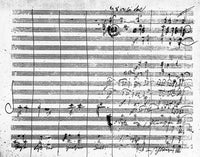 Beethoven's Ninth Symphony Manuscript Fine Art Print by Granger Collection