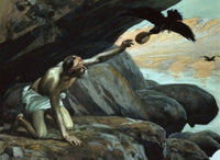 Elijah Fed by the Ravens Fine Art Print by James Tissot