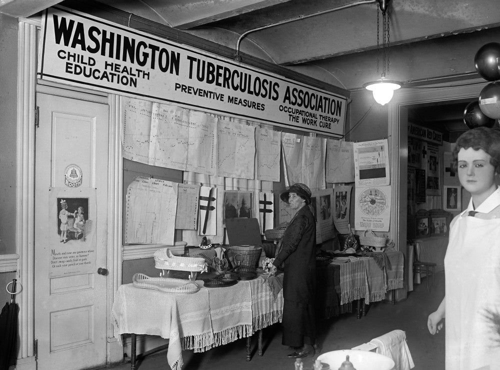 Tuberculosis Awareness Educational Poster Print by Granger Collection
