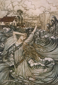 Undine by De La Motte Fine Art Print - Arthur Rackham | Posterazzi