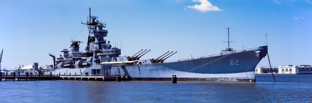 USS New Jersey Battleship Poster Print - Camden, NJ