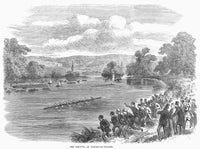 Royal Henley Regatta Wood Engraving Fine Art Print by Granger Collection