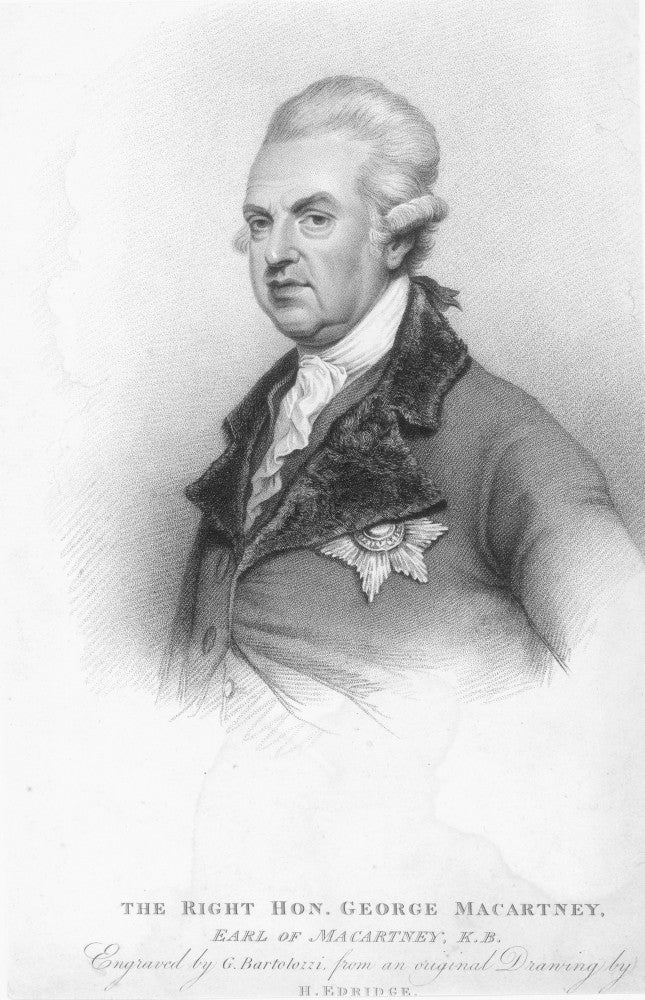 George Macartney Stipple Engraving - Fine Art Print by Granger Collection
