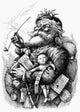 Nast: Santa Claus Fine Art Print (1880) - Wood Engraving by Thomas Nast