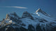 Snow-Covered Mountains - Three Sisters Poster Print from Canmore, Alberta