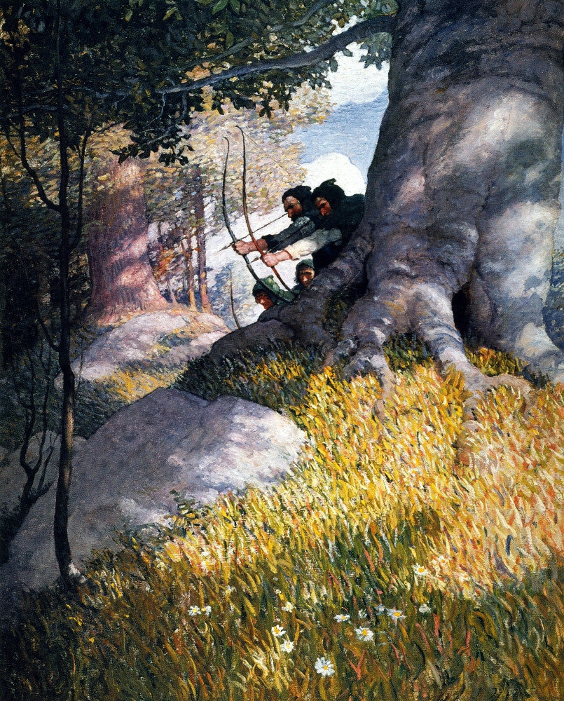 Robin Hood Fine Art Print by N.C. Wyeth | Posterazzi