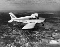 Piper Plane in Flight Poster Print - Vero Beach, Florida