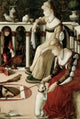 The Two Venetian Ladies - The Courtesans Fine Art Print by Vittore Carpaccio