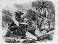 The California Gold Rush Cradle Rocking Fine Art Print 1849