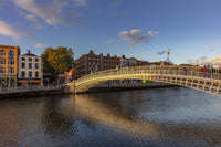 Historic Ha'penny Bridge Fine Art Print by Chuck Haney