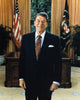 Ronald Reagan in the Oval Office Fine Art Print (c1985) | Posterazzi