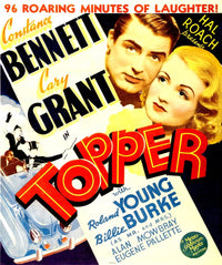 Cary Grant and Constance Bennett 'Topper' Movie Poster Print (1937)