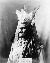 Geronimo American Apache Leader Photograph Print by Warren Mack Oliver