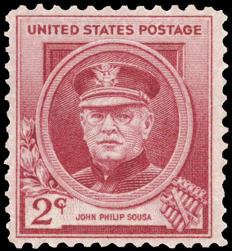 John Philip Sousa Commemorative Postage Stamp Fine Art Print