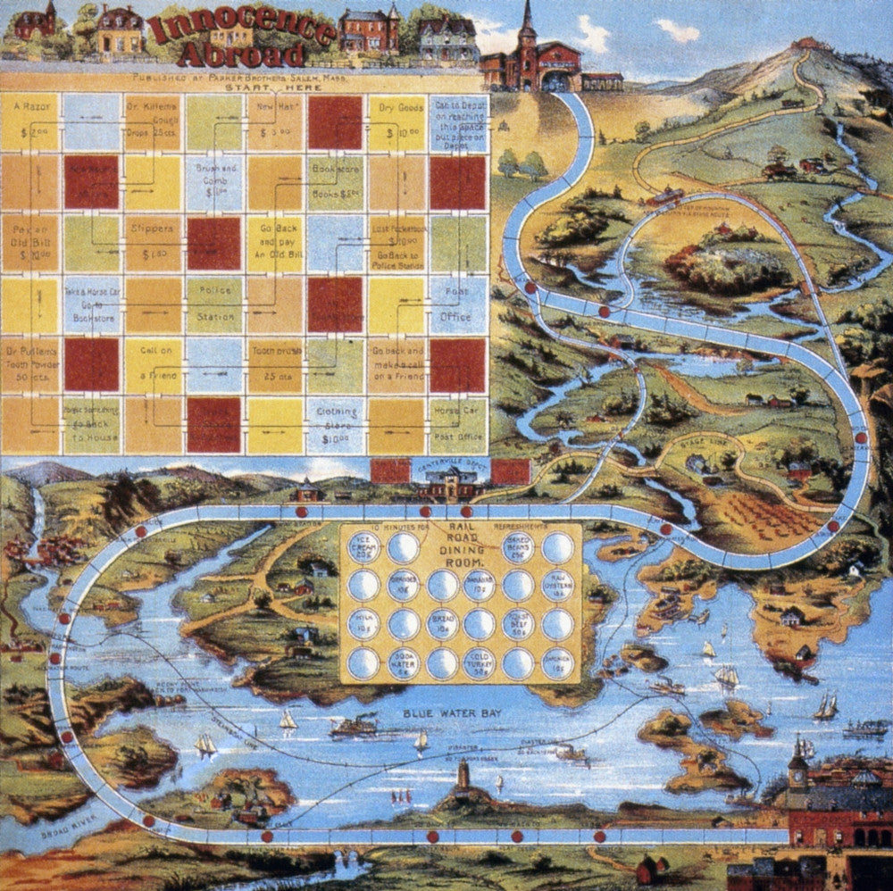 Innocence Abroad Vintage Board Game Poster Print by Granger Collection