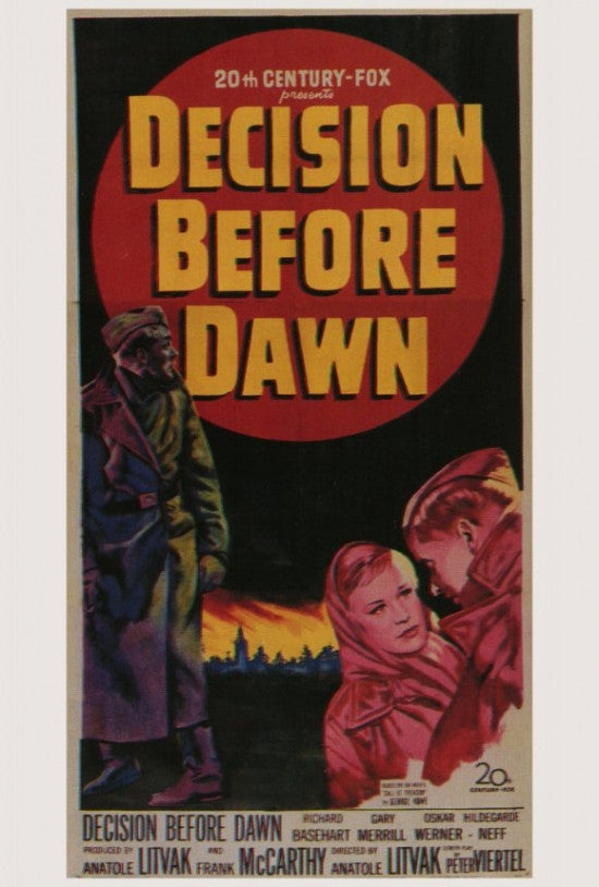 Decision Before Dawn Movie Poster Print (27x40)