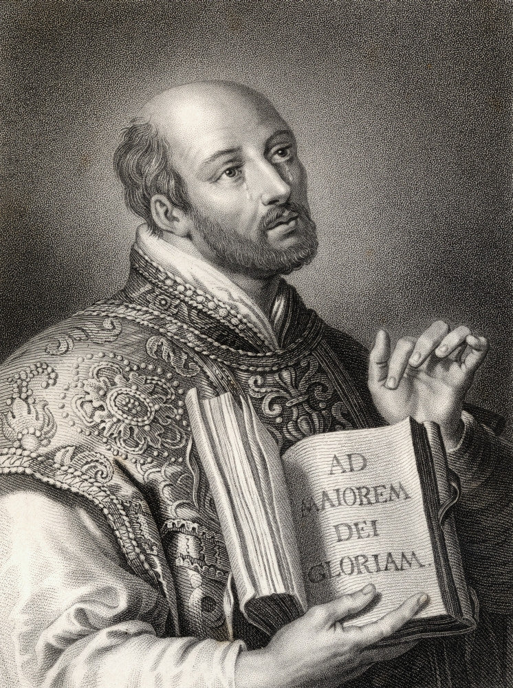 Saint Ignatius of Loyola Fine Art Print - Historical Portrait