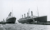 Olympic and Titanic at Belfast Fine Art Print by Science Source