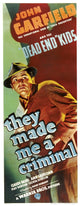 They Made Me A Criminal Movie Poster Fine Art Print (1939)