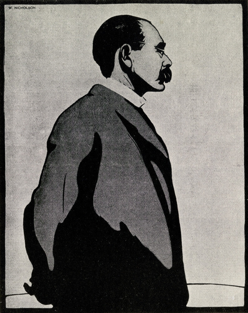 Joseph Rudyard Kipling Portrait After Sir William Nicholson Fine Art Print