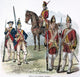 British & Hessian Soldiers of the American Revolutionary War Fine Art Print