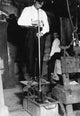 Hine: Glass Blower Fine Art Print - 1908 Photograph by Lewis Hine