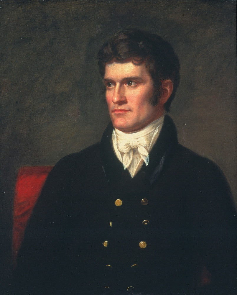 John C. Calhoun Oil on Canvas Print by Charles Bird King