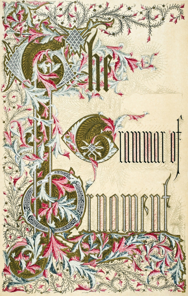Title Page of The Grammar of Ornament Fine Art Print by Owen Jones
