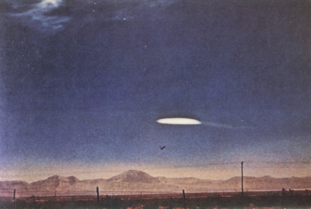 UFO Near Holloman Air Force Base Fine Art Print by Mary Evans Picture Library